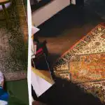 Hogyan frissítsük fel a piszkos szőnyeget porszívózás nélkül 10 perc